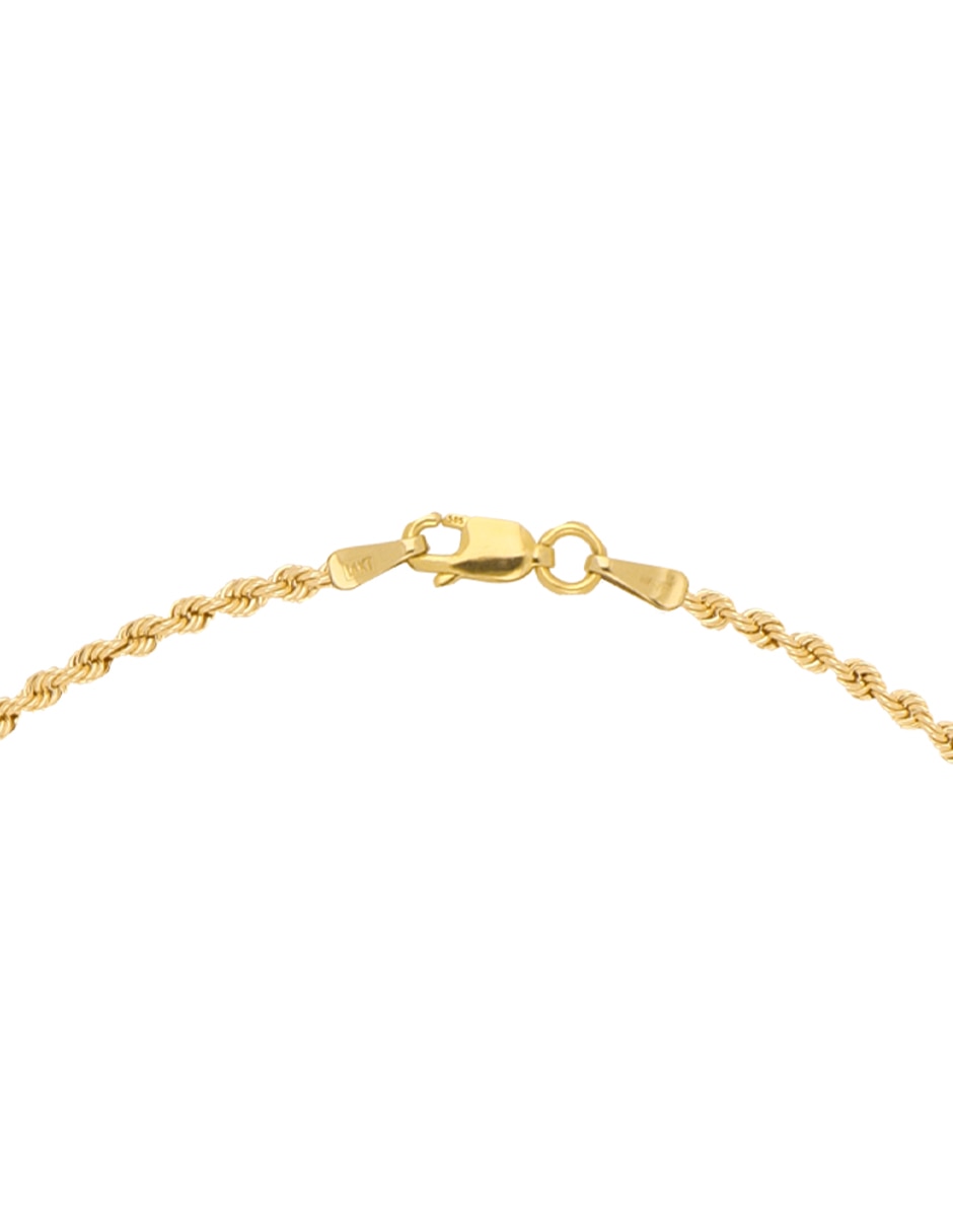 Cadena Dinasti de oro amarillo 14 K