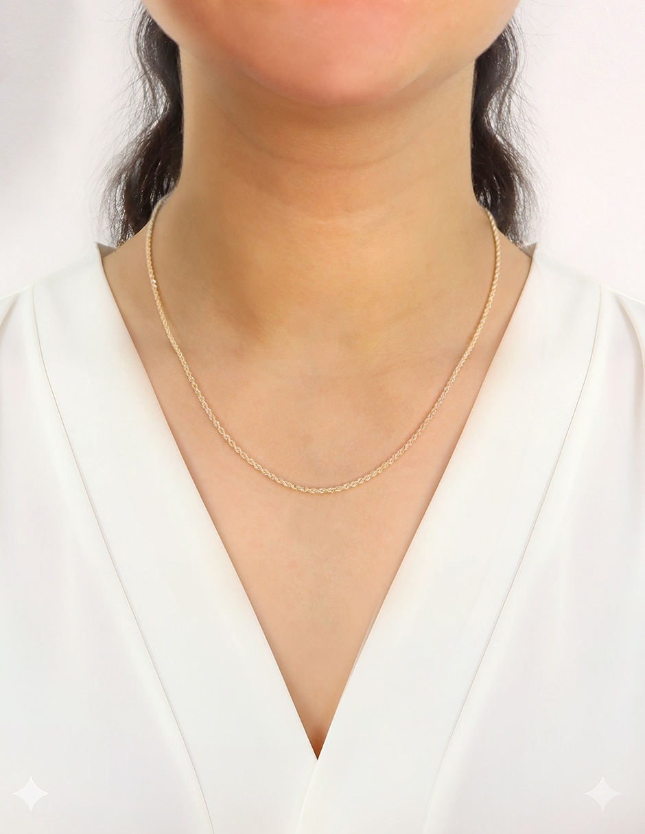 Cadena de oro amarillo 14 K