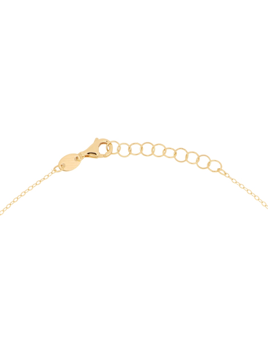 Gargantilla de cruz Dinasti de oro amarillo 14 K