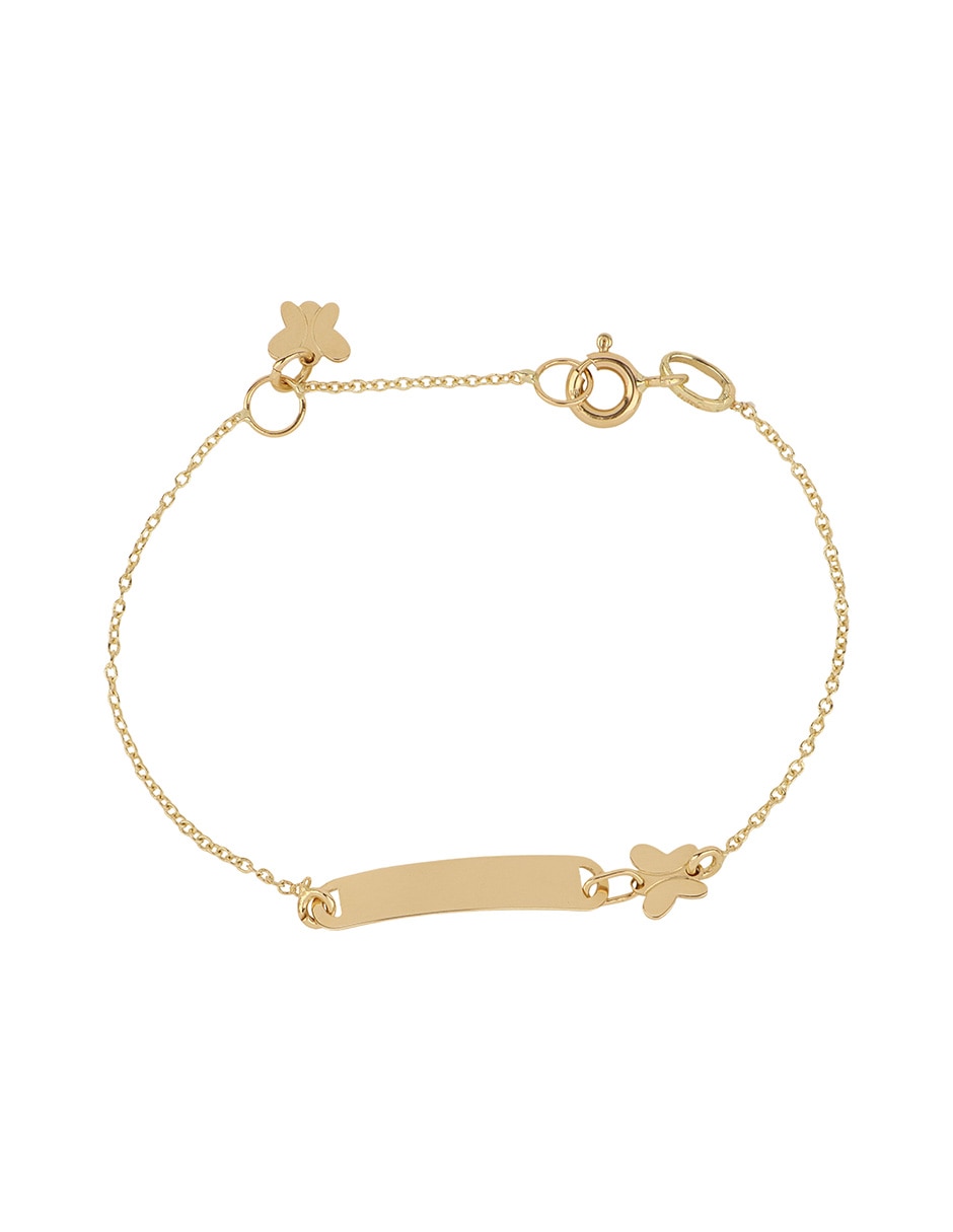 Pulsera Dinasti de oro amarillo 14 K acabado pulido