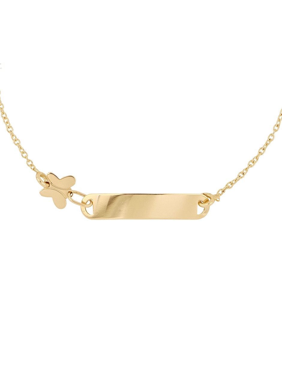 Pulsera Dinasti de oro amarillo 14 K acabado pulido