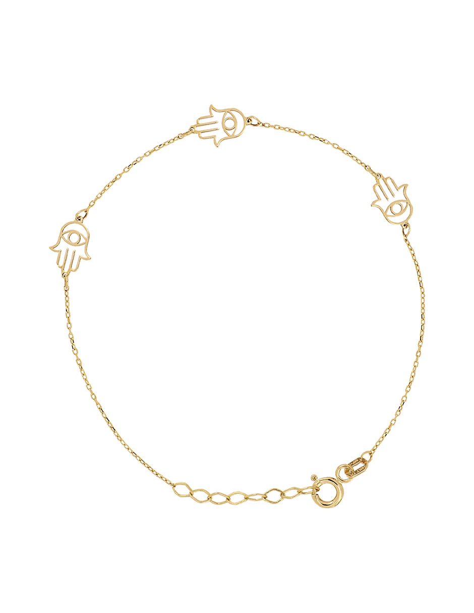 Pulsera Dinasti de oro amarillo 14 k acabado pulido