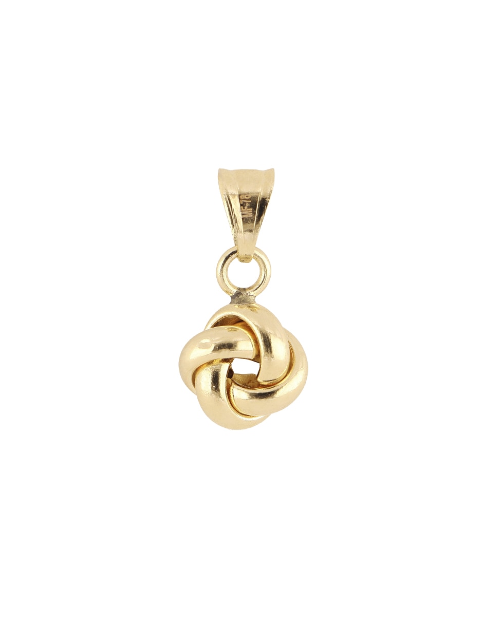 Dije de nudo Dinasti de oro amarillo 14 K