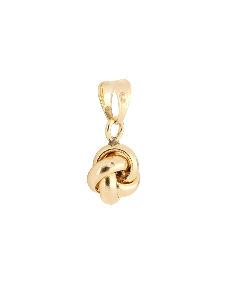 Dije de nudo Dinasti de oro amarillo 14 K