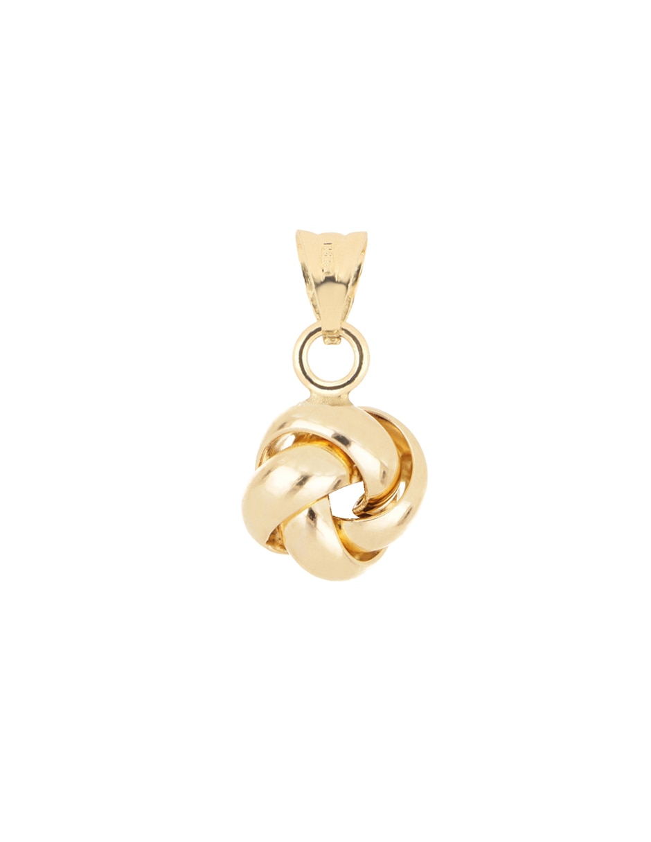 Dije de nudo Dinasti de oro amarillo 14 K