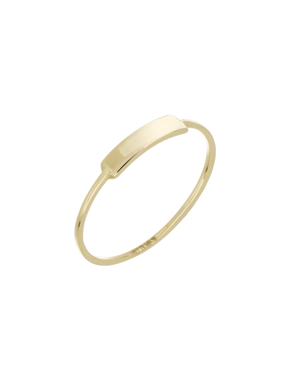 Anillo Dinasti 14 K de oro amarillo pulido