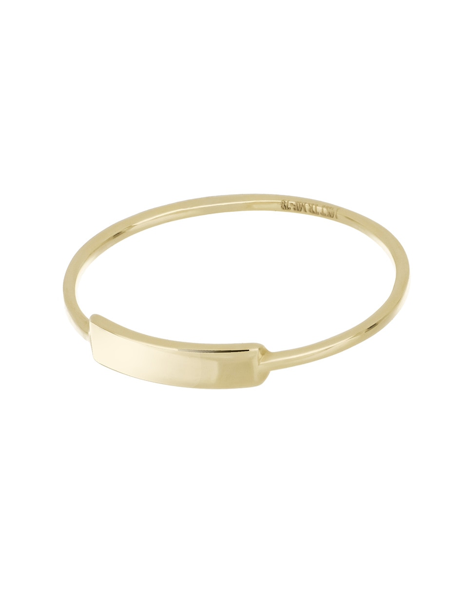Anillo Dinasti 14 K de oro amarillo pulido