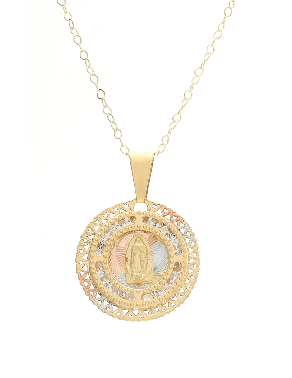 Collar con dije de oro 14 K