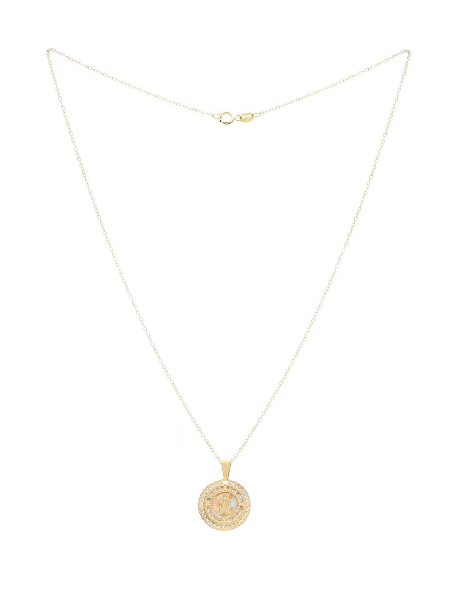 Collar con dije de oro 14 K
