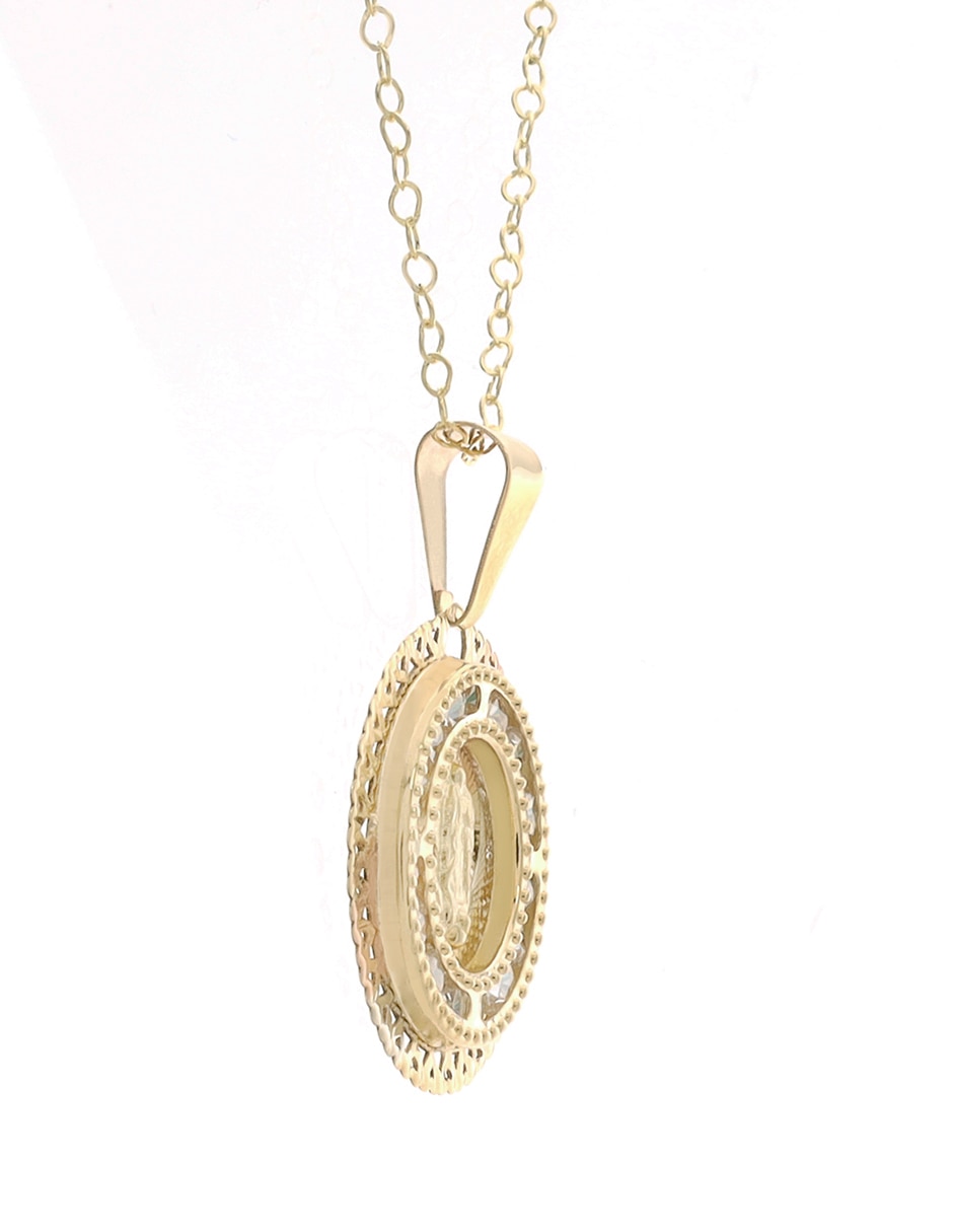 Collar con dije de oro 14 K