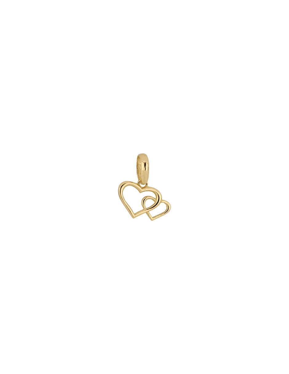 Dije de corazón de oro amarillo 14 K