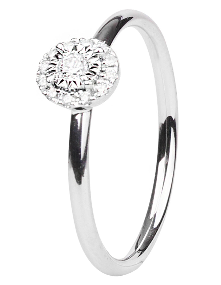 Anillo de Compromiso de Oro 14 K