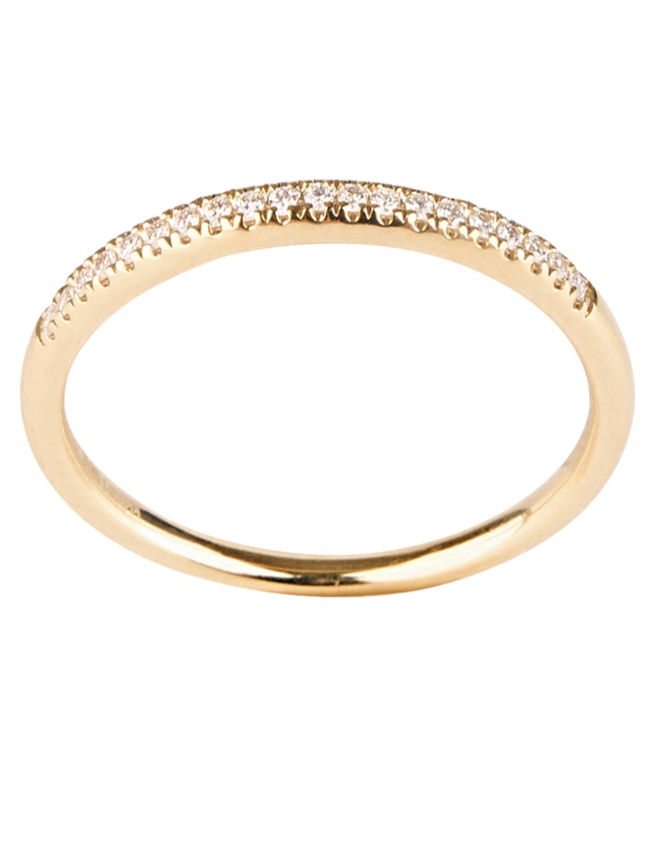 Anillo de compromiso de oro 14 k Ricardo Orsato diamante 3