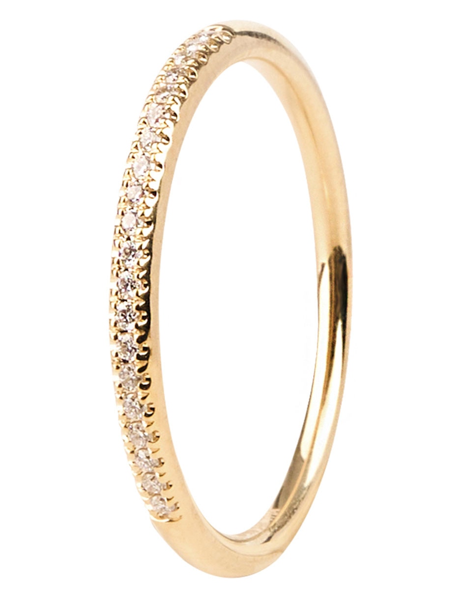Anillo de compromiso de oro 14 k Ricardo Orsato diamante 4