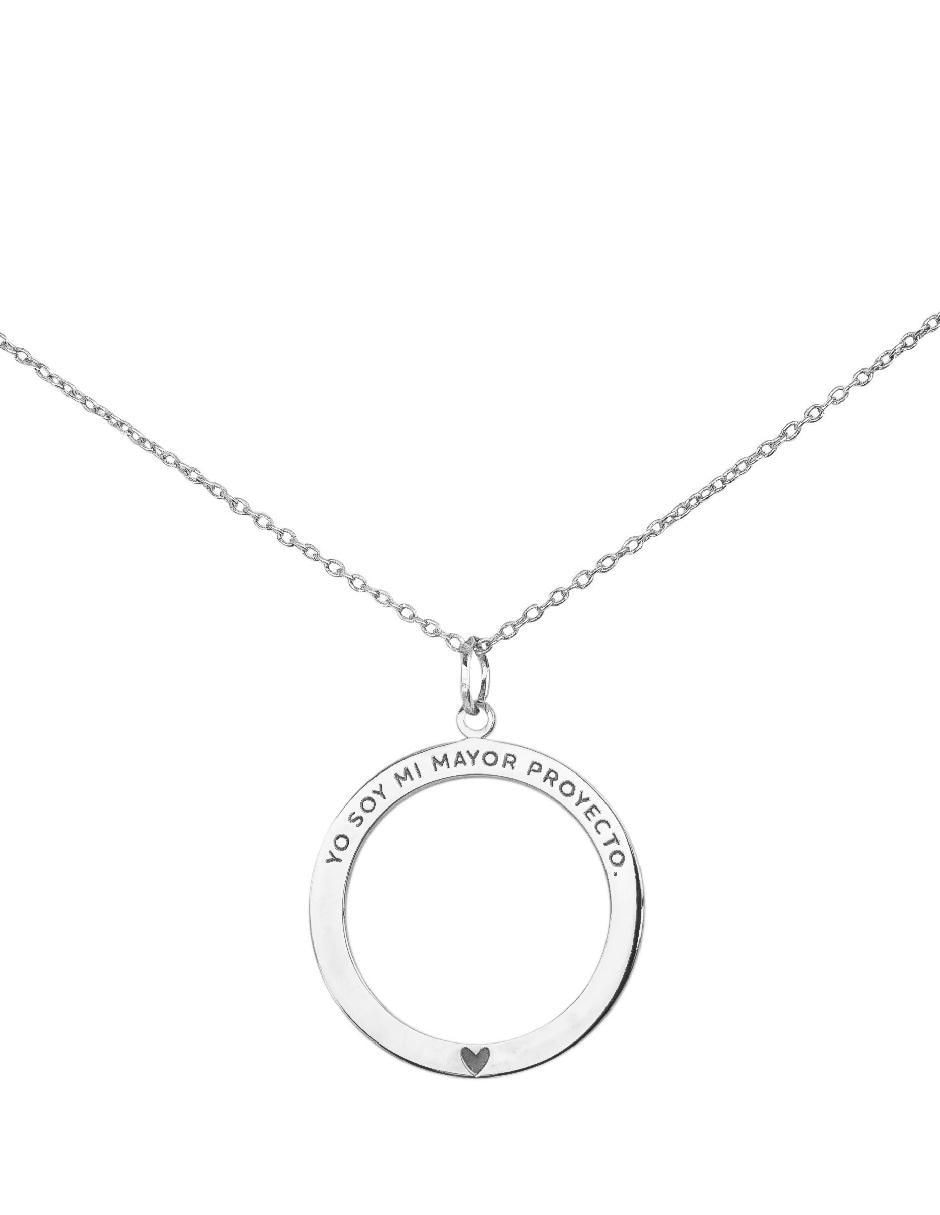 Collar con dije Teresa Díaz Joyería Mexicana Empowerment & Self-Love de plata P 925