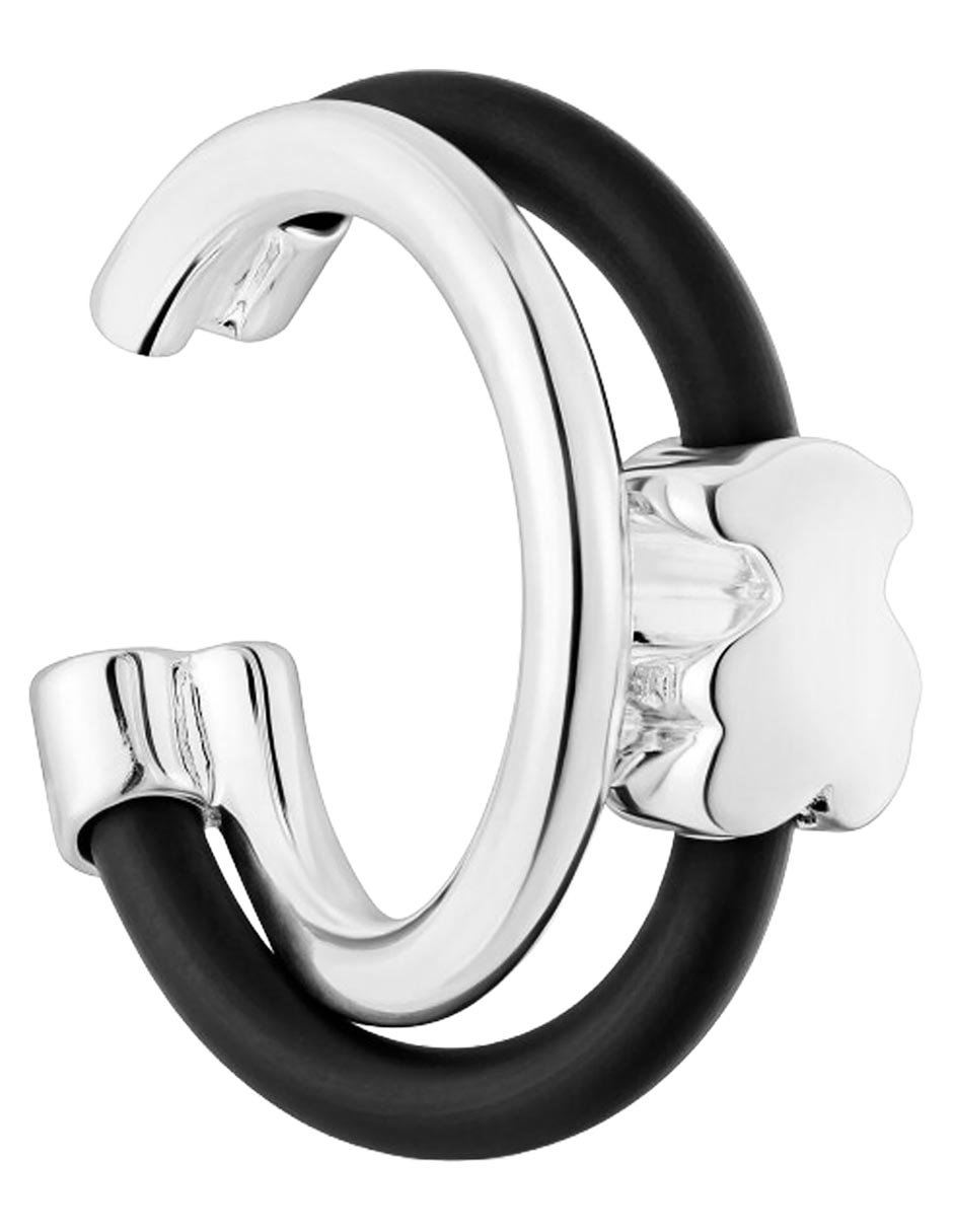 Aretes Bold Motif de plata P 925 con acabado brillante 2