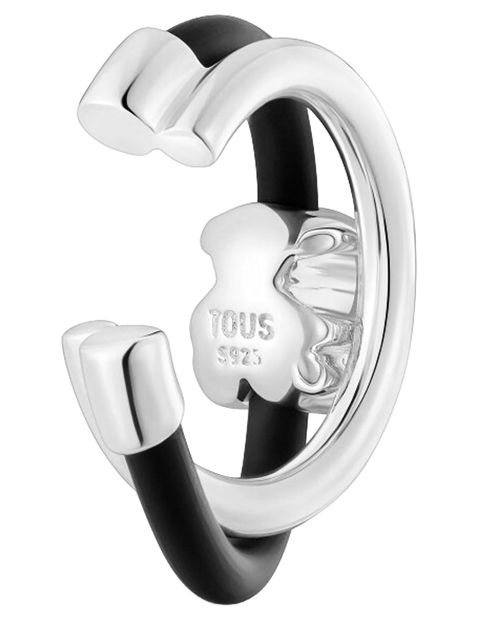Aretes Bold Motif de plata P 925 con acabado brillante 3