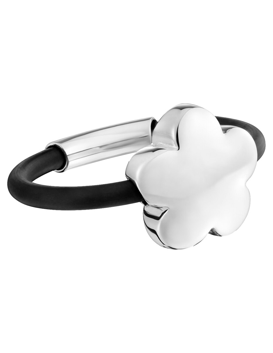 Anillo de ffor Bold Motif P 925 de plata brillante