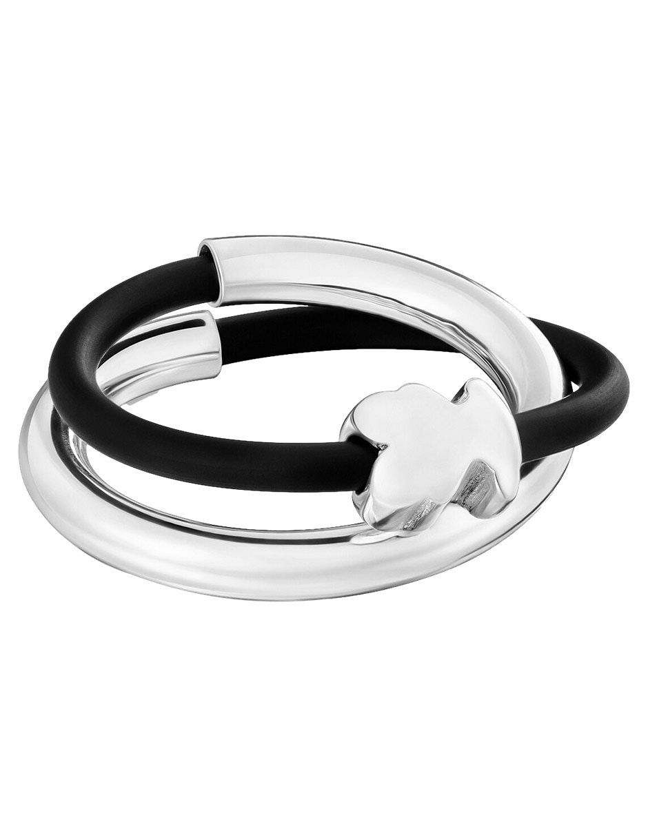 Anillo Bold Motif P 925 de plata brillante