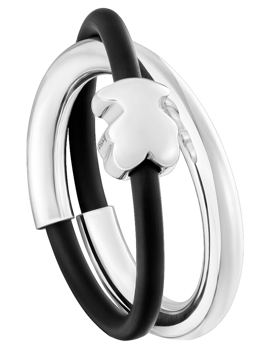 Anillo Tous Bold Motif P 925 de plata brillante