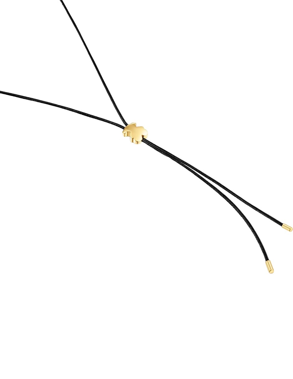 Collar Bold Motif de oro 14 K