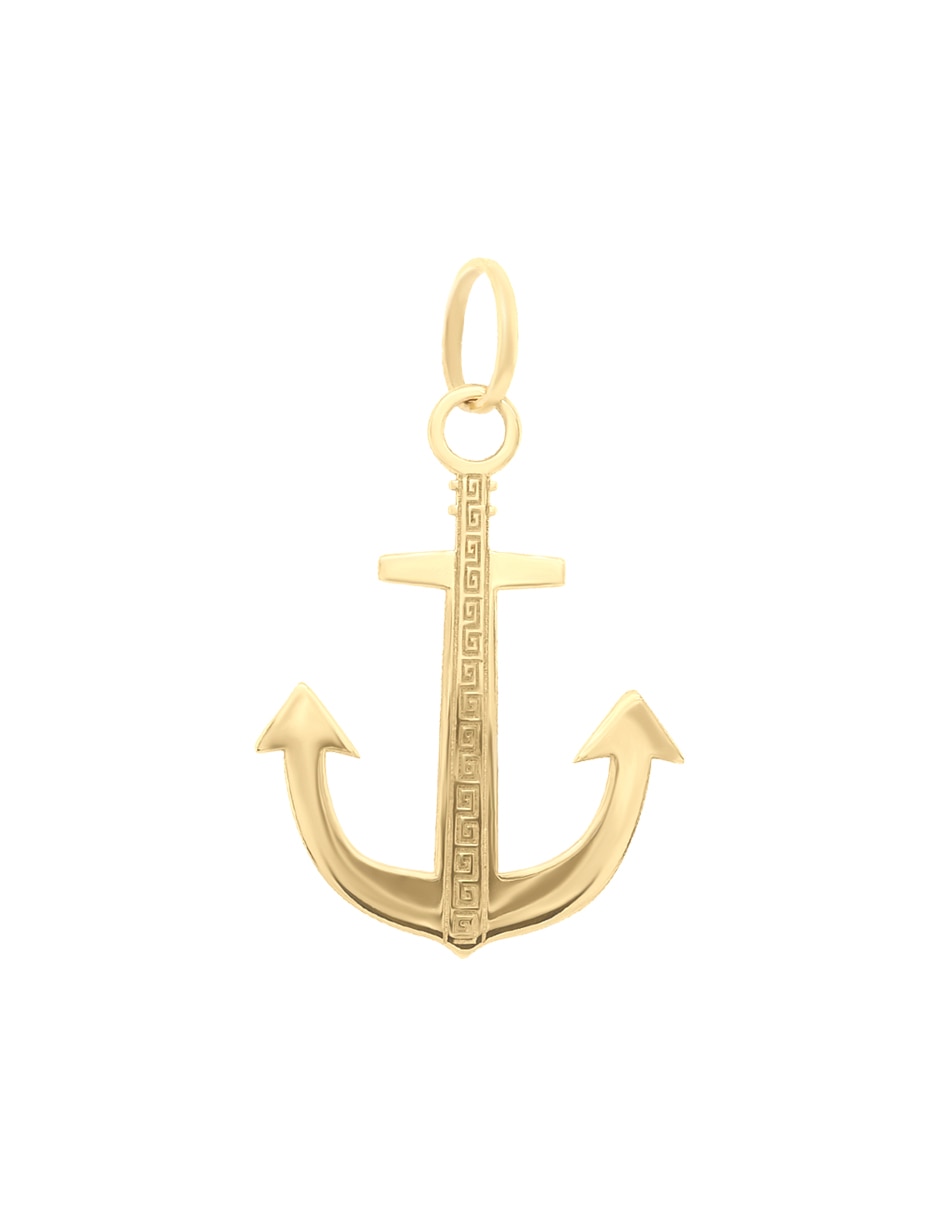 Dije De Ancla Ikra De Oro Amarillo 14 K