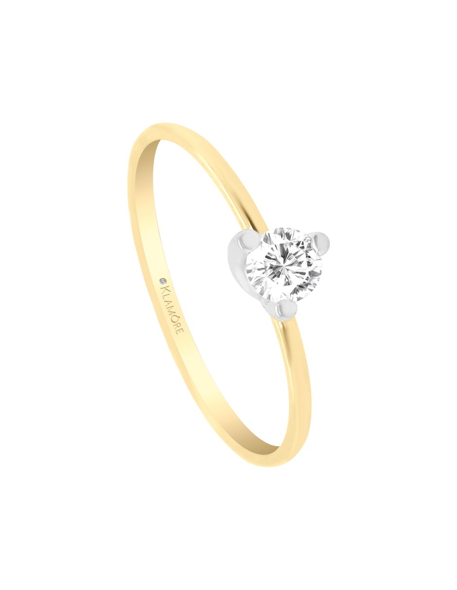 Anillo de compromiso de oro 14 k Genna diamante Anillo de compromiso de oro 14 k Genna diamante