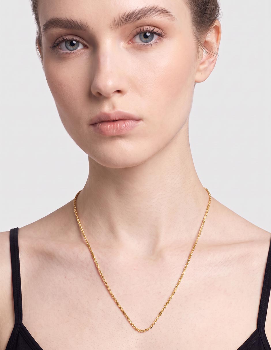 Collar de oro 14 K 3
