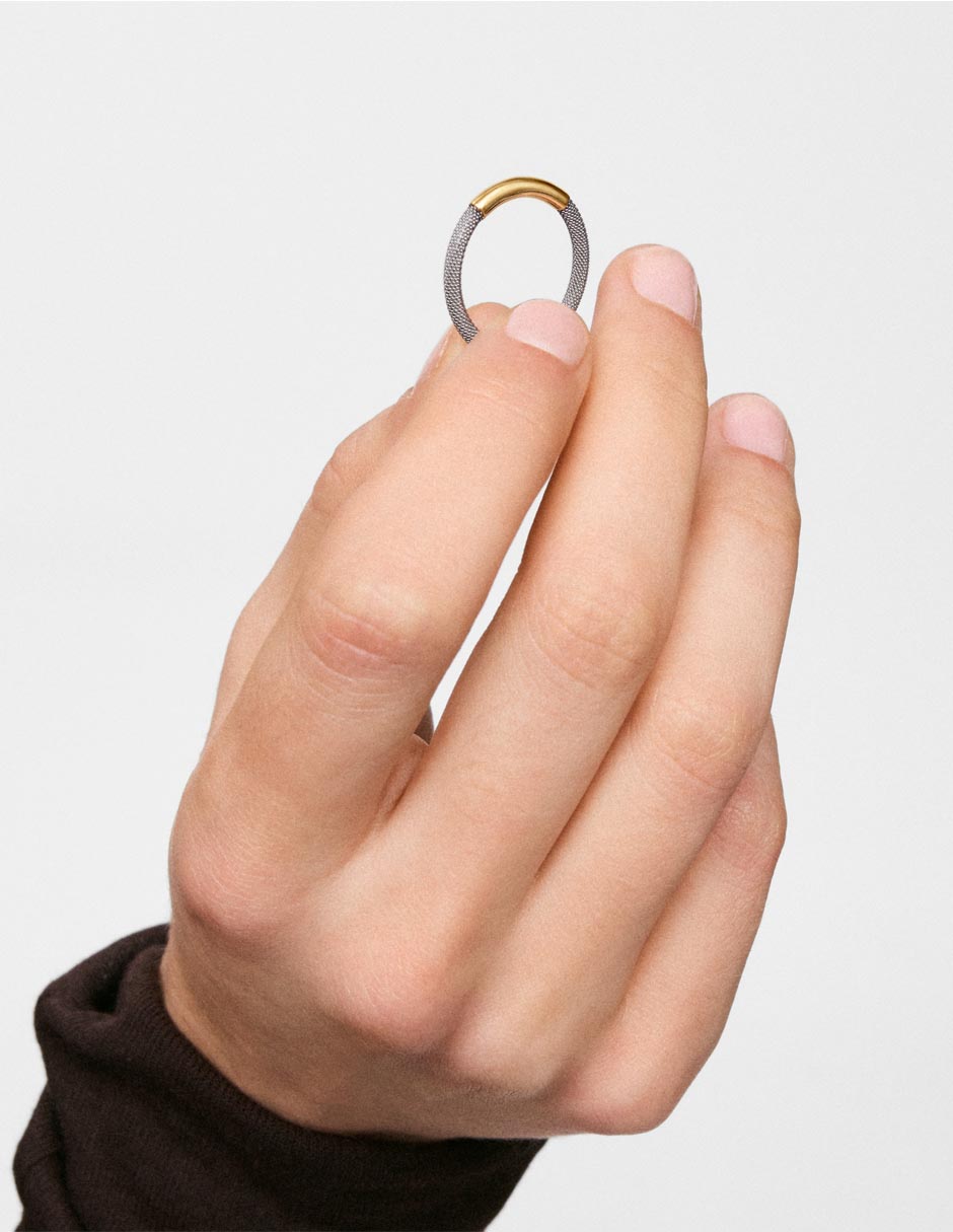 Anillo Tous Tous Unlock 14 k de oro brillante