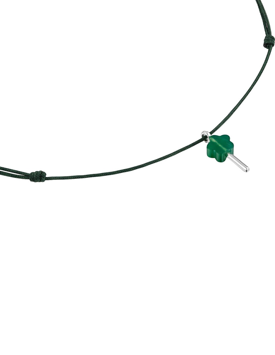Collar de flor Unlock de plata P 925 2