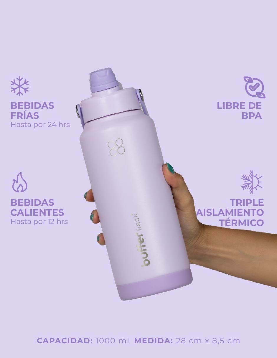 Termo de acero inoxidable balandra con tapa doble rosca 5