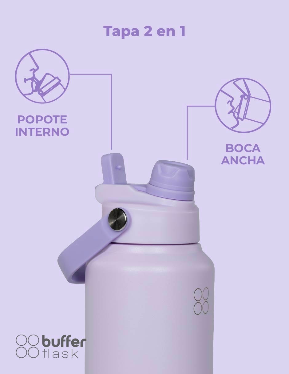 Termo de acero inoxidable balandra con tapa doble rosca 4