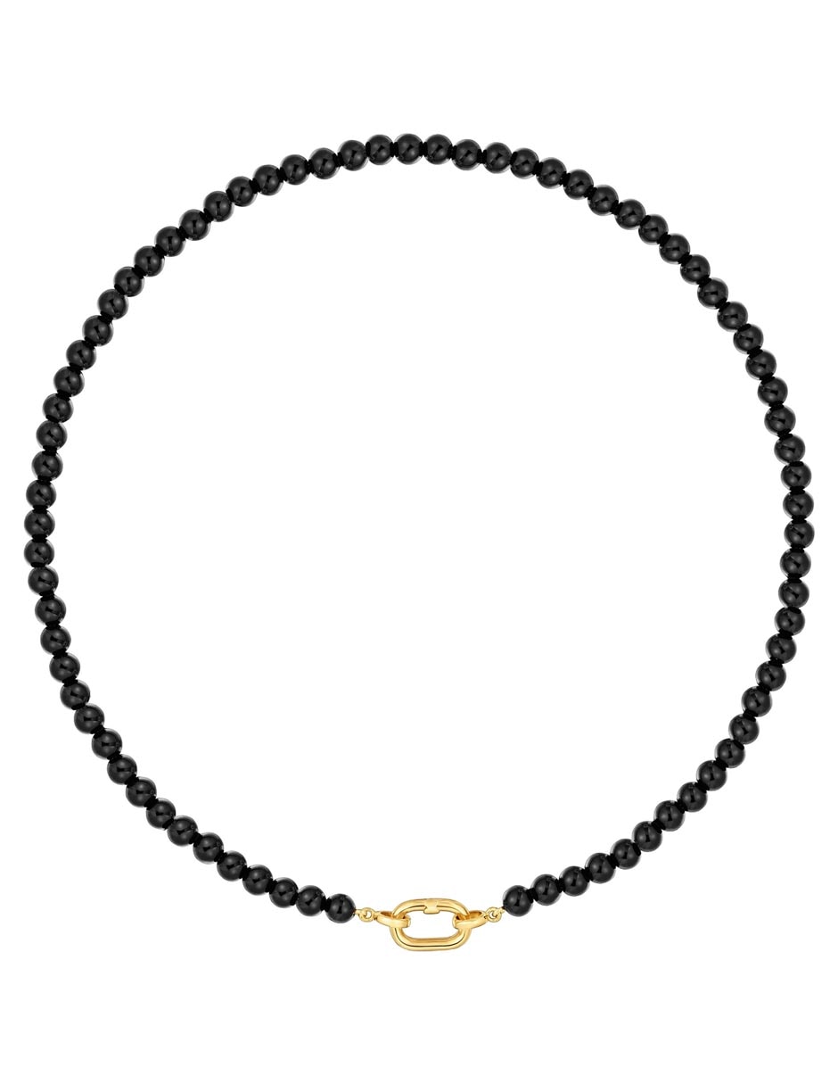 Collar de ovalado hold oval de plata p 925