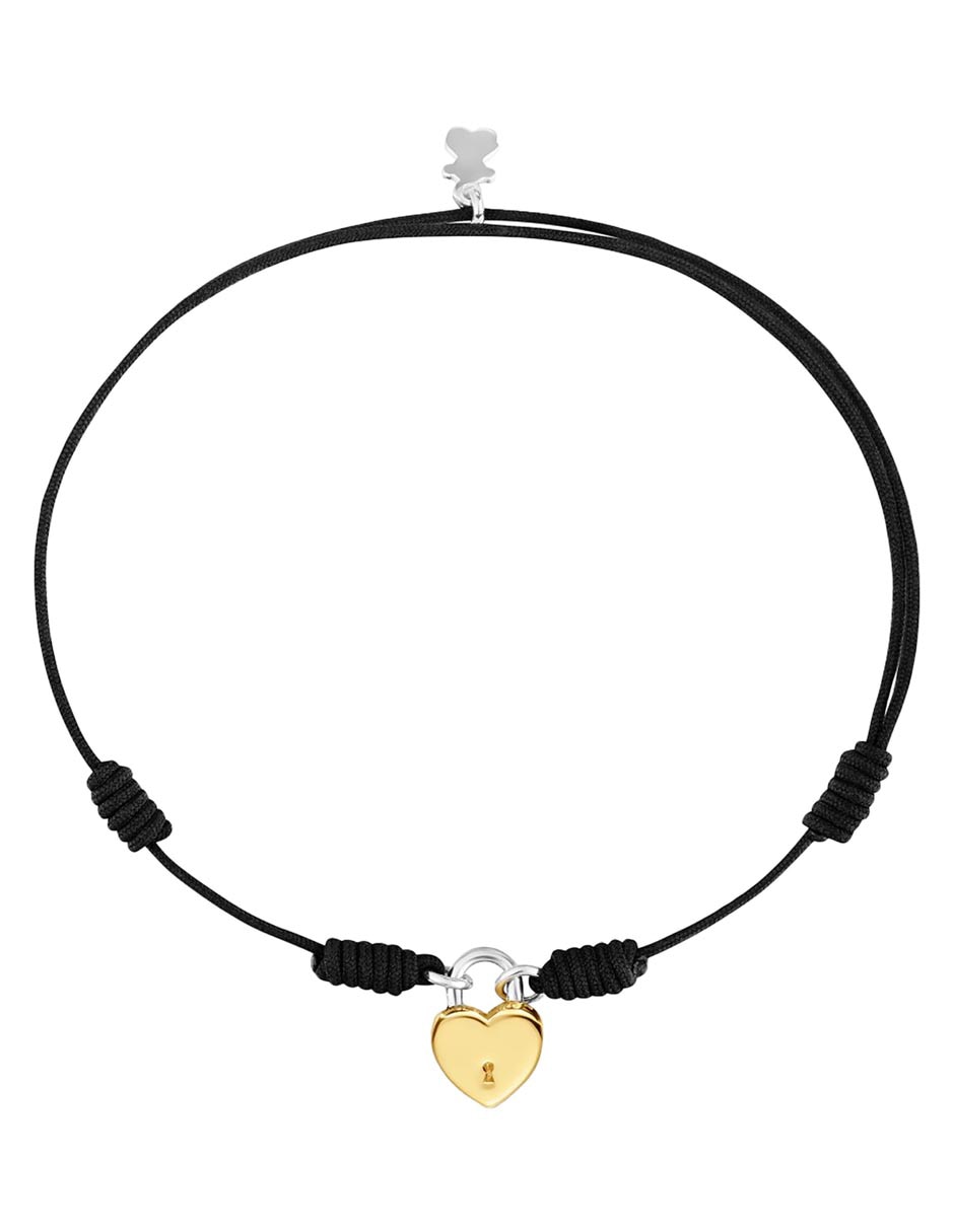 Pulsera de plata P 925 Unlock con acabado baño de oro 1