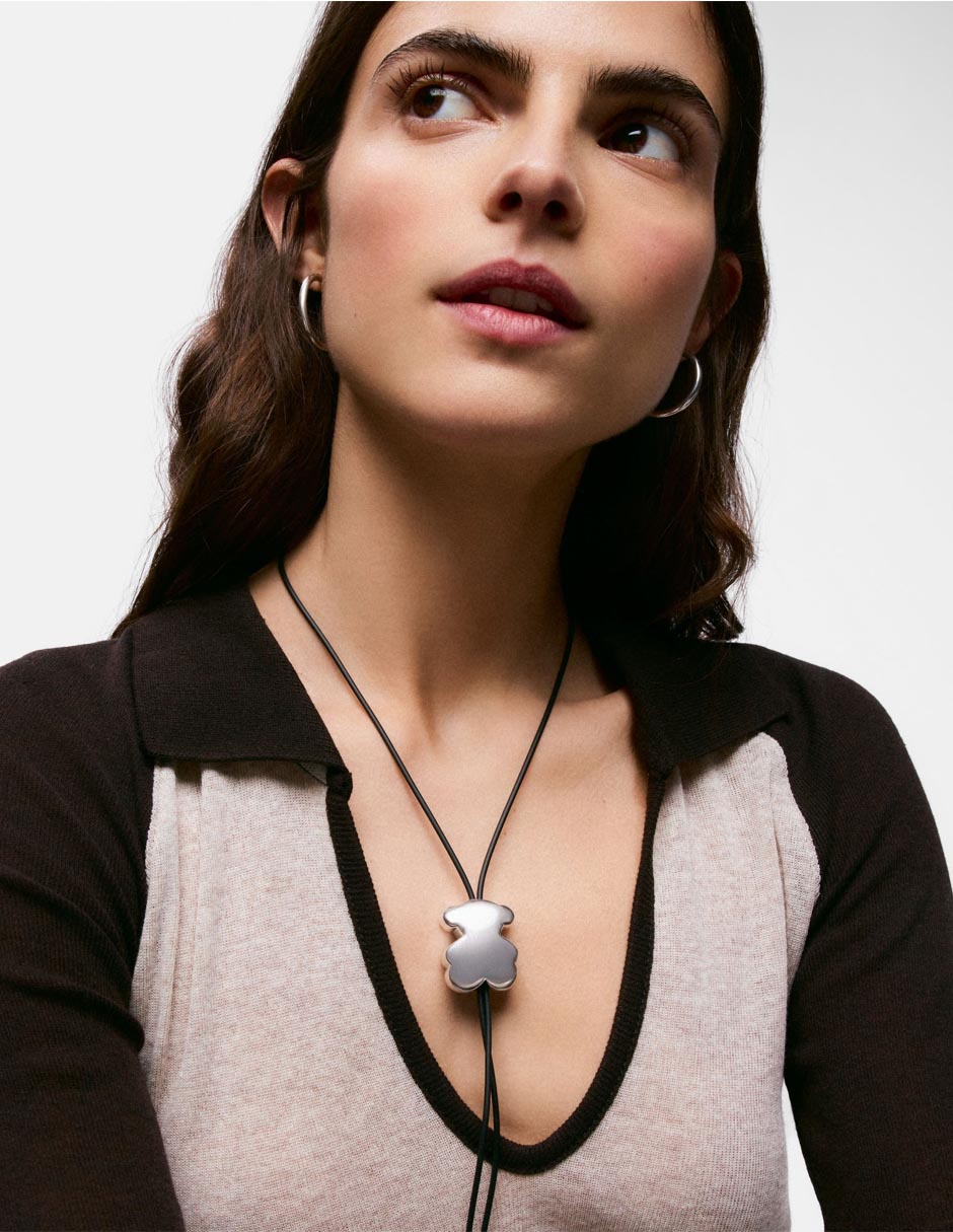 Collar de oso Bold Motif de plata P 925 Collar de oso Bold Motif de plata P 925