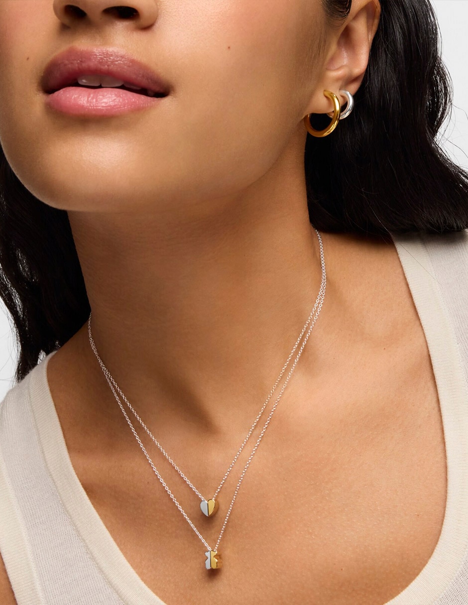 Collar de corazón Tous Tous 1950 de plata P 925