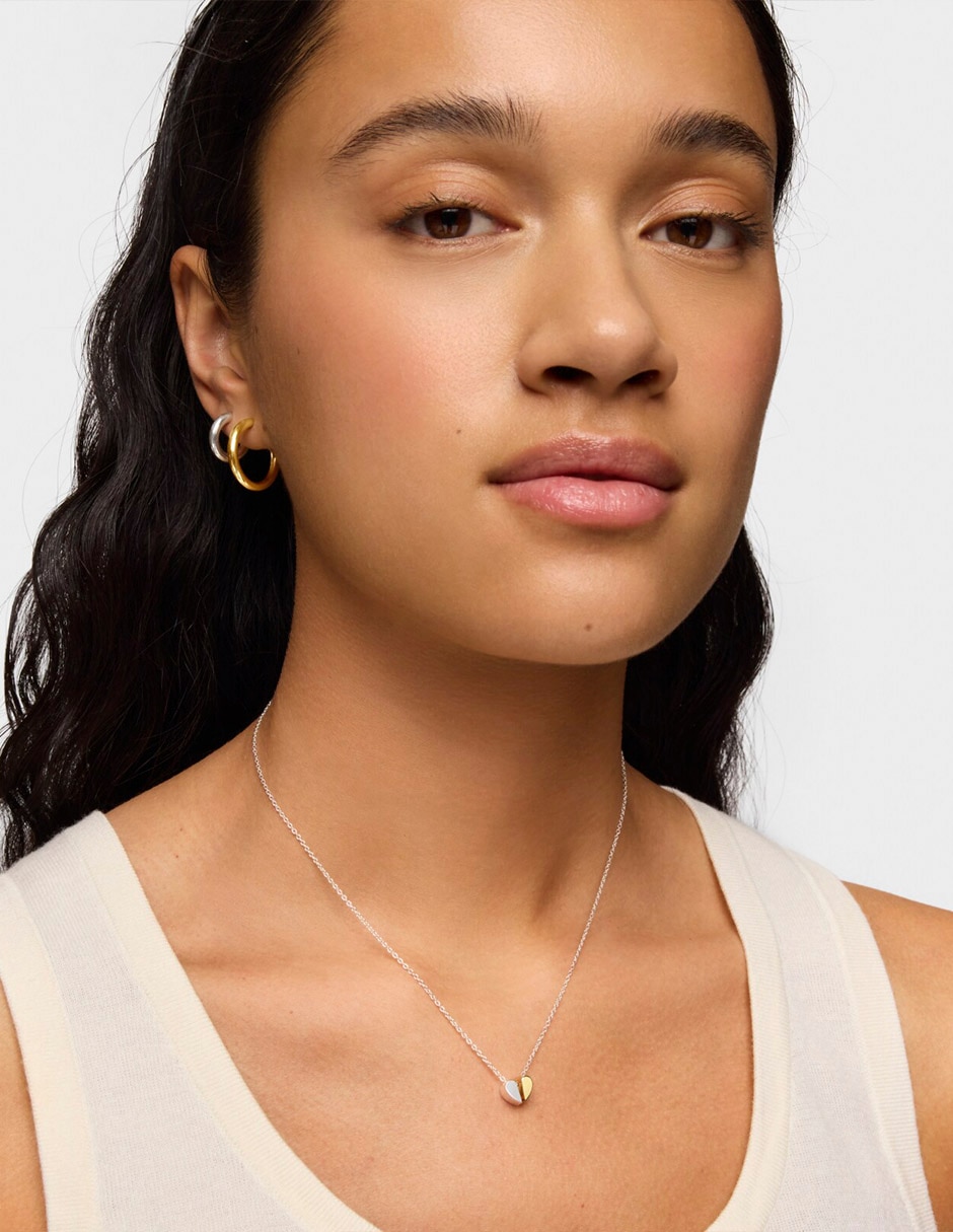 Collar de corazón Tous Tous 1950 de plata P 925