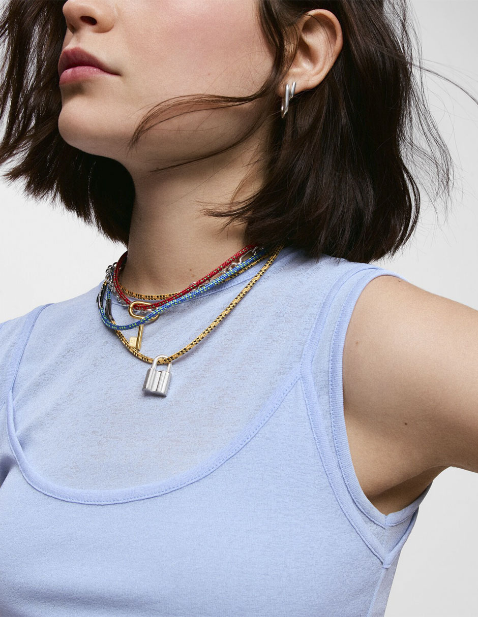 Collar Tous Basicos de plata P 925