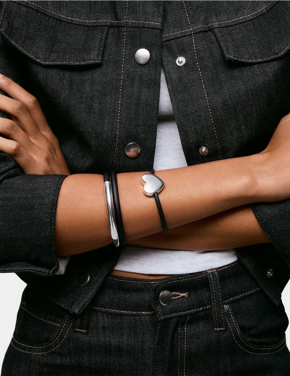 Pulsera de Plata P 925 Bold Motif con acabado brillante 4
