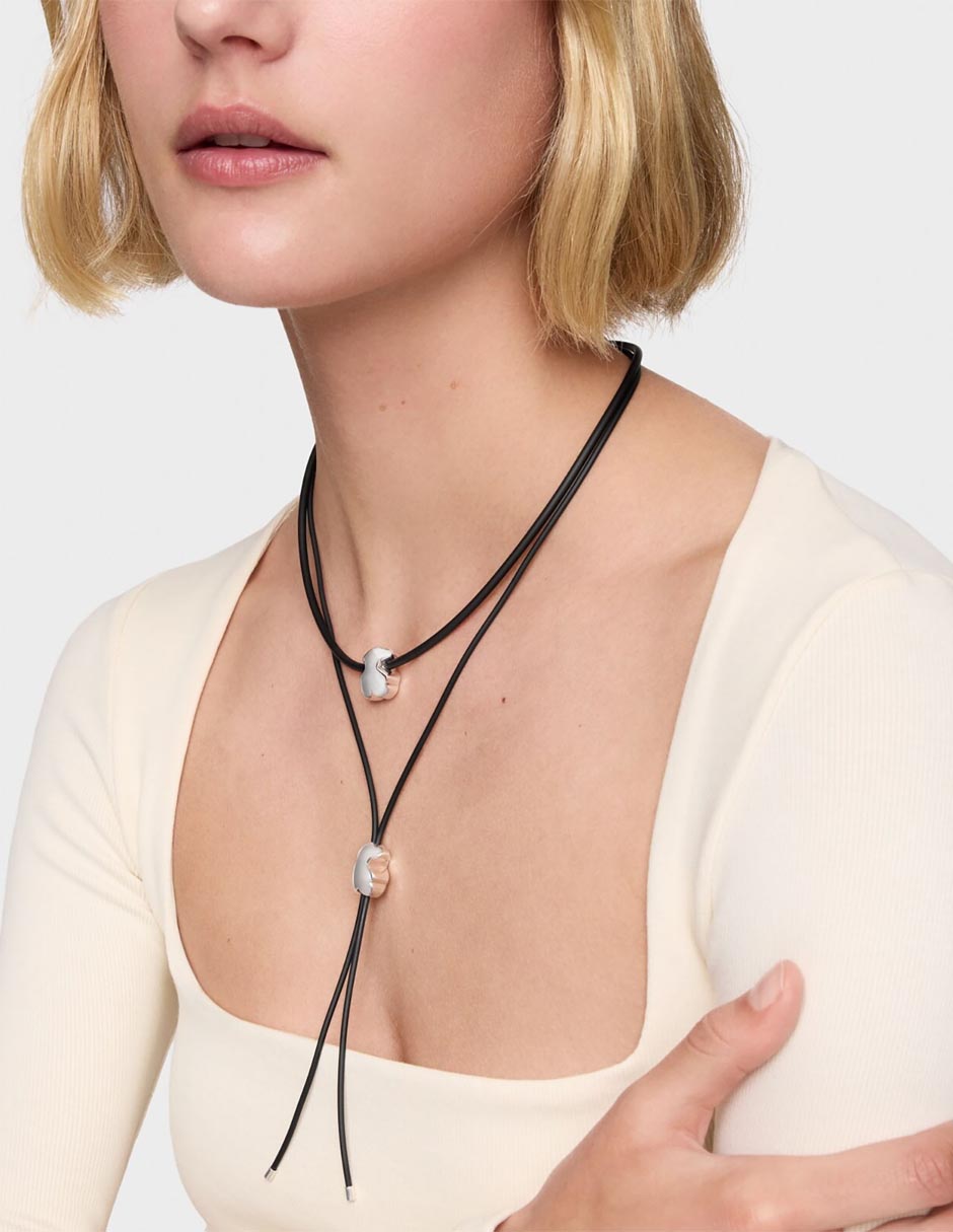 Collar de oso Bold Motif de plata 3