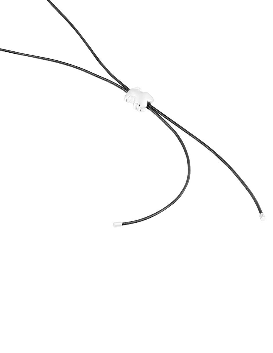 Collar de oso Bold Motif de plata 5
