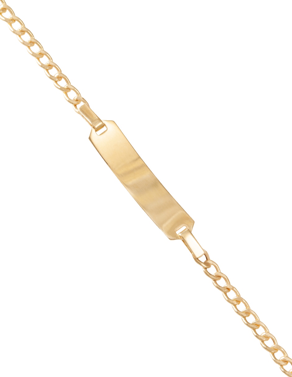 Pulsera y brazalete de oro 14 k con acabado 2