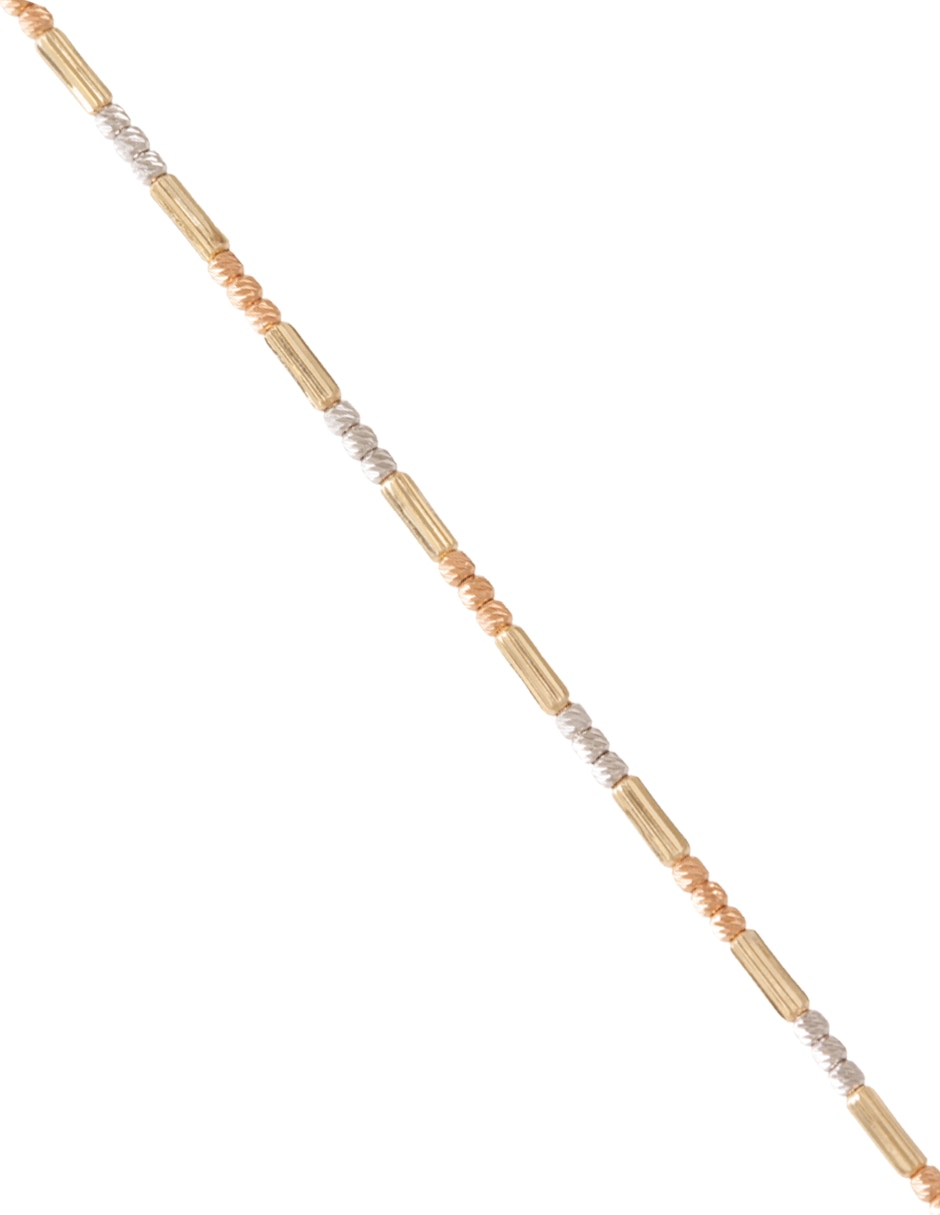 Pulsera y brazalete de oro florentino 14 k 2
