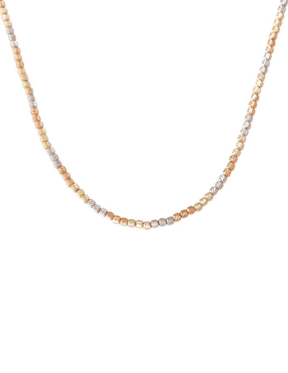 Gargantilla de redondo de oro florentino 14 k