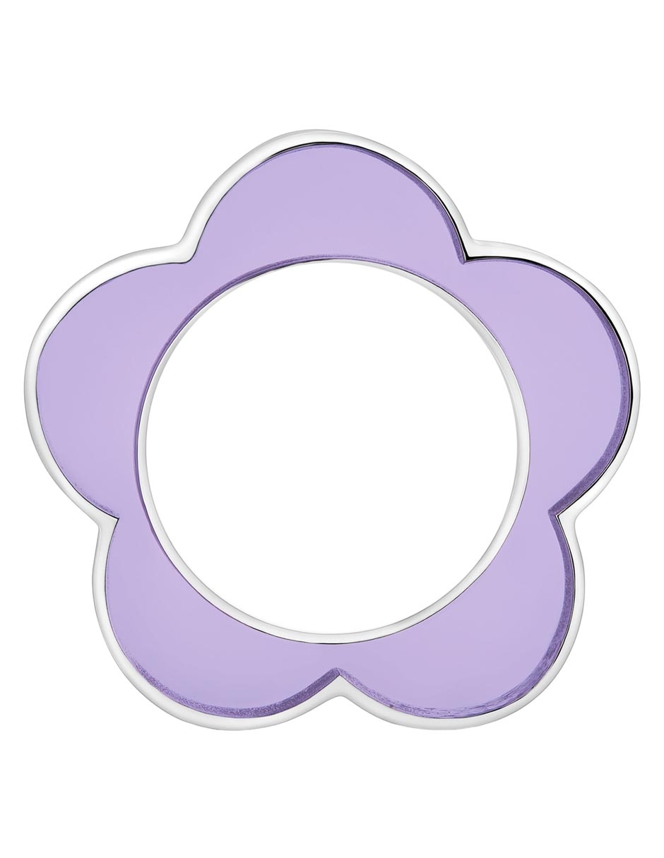 De flor glaxy de acero inoxidable resina brillante 4