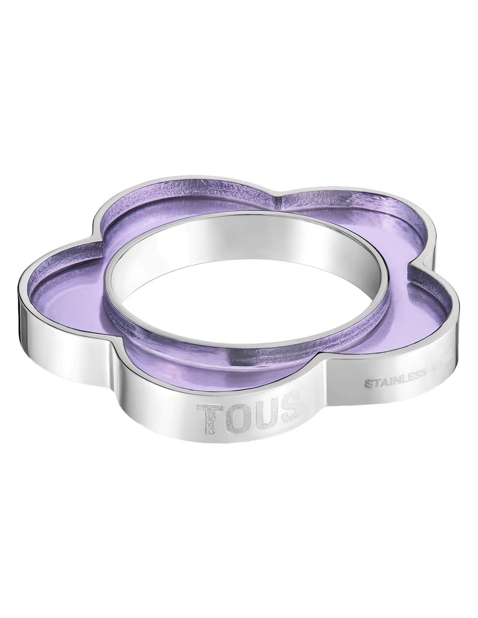 De flor glaxy de acero inoxidable resina brillante De flor glaxy de acero inoxidable resina brillante