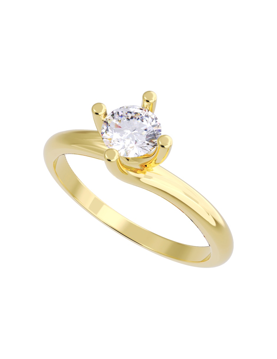 Anillo de compromiso 10 k Diamantes Fonelli diamante 4