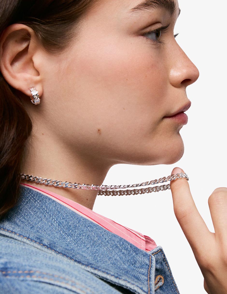 Collar de circular tous bear´s chain de plata p 925