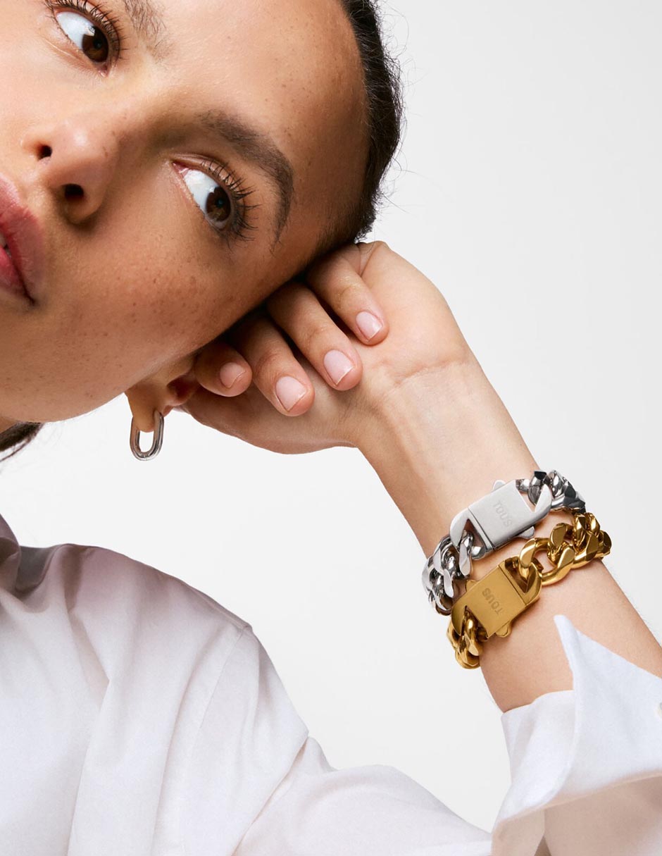 Pulsera Tous Basics con acabado brillante