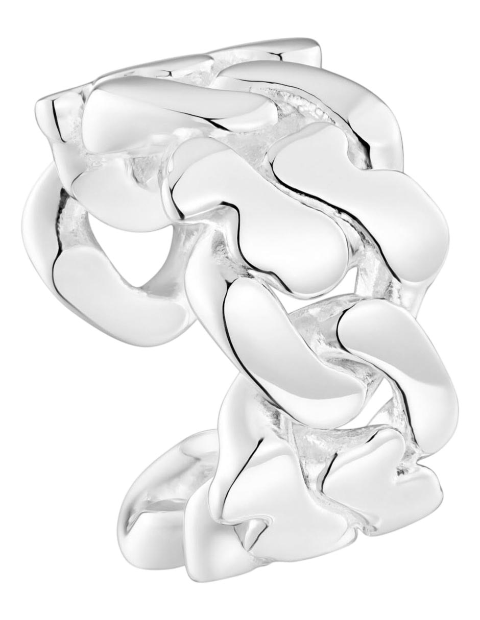 Anillo de oso Bear's Chain P 925 de plata brillante 3
